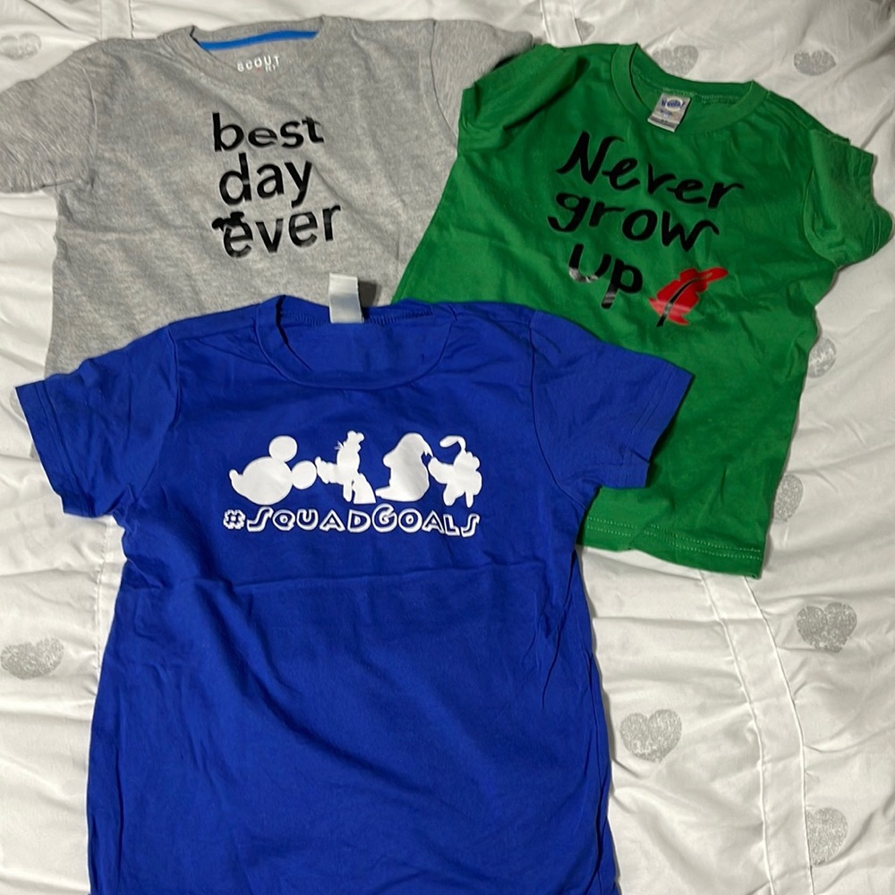 Set of 3 Disney tshirts